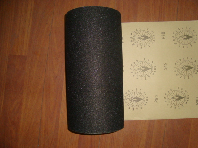 abrasive paper roll
